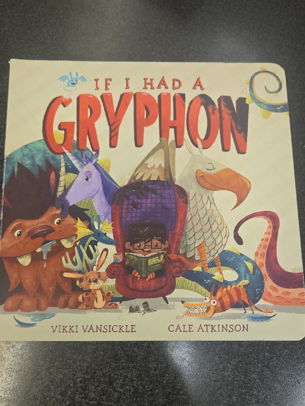 IF I HAD A GRYPHON TODDLER BOOK BABY BOARD BOOK